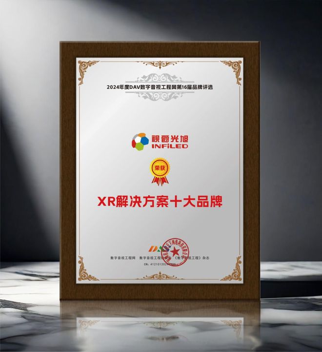 4年度XR解决方案十大品牌获奖名单出炉！瓦力棋牌试玩DAV年度品牌盛典 202(图7)