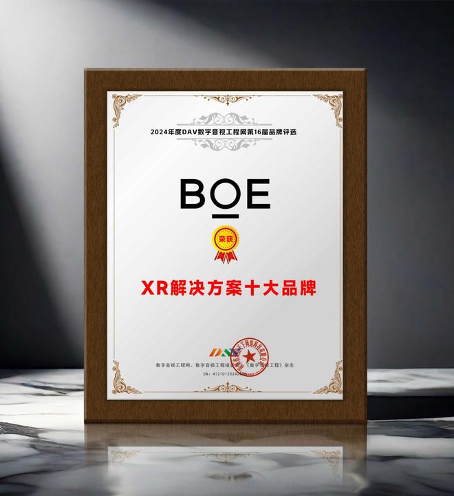 4年度XR解决方案十大品牌获奖名单出炉！瓦力棋牌试玩DAV年度品牌盛典 202(图4)
